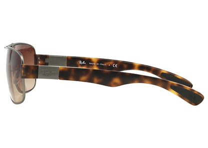 Ray-Ban RB3522 Sunglasses Gunmetal/Green (RB3522)