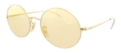 Ray-Ban Rectangle Sunglasses Shiny Gold (0RB1970 001/B4)