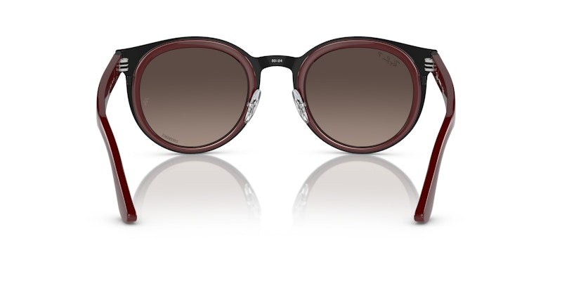 Ray-Ban Round Sunglasses Red On Black (0RB3710 92615J)