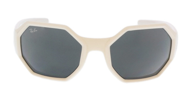 Ray-Ban Square Sunglasses Gloss White (0RB4337 649187)