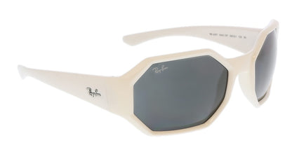 Ray-Ban Square Sunglasses Gloss White (0RB4337 649187)