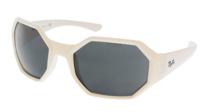 Ray-Ban Square Sunglasses Gloss White (0RB4337 649187)