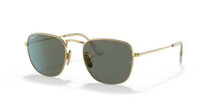 Ray-Ban Square Sunglasses Gold Titanium (0RB8157 921658)