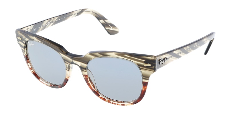 Ray-Ban Square Sunglasses Meteor Stripe Havana (0RB2168 1254Y550)