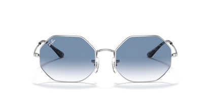 Ray-Ban Square Sunglasses Polished Silver (0RB1972 91493F)