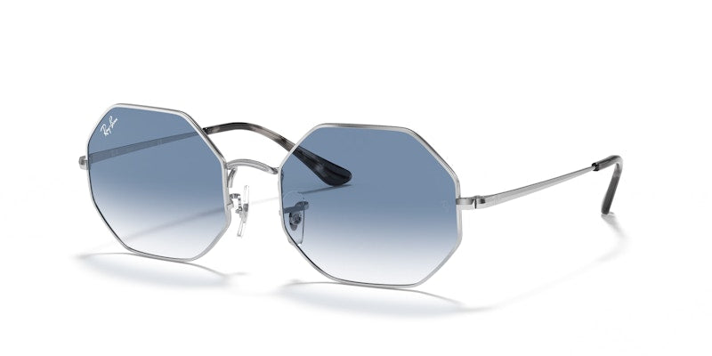 Ray-Ban Square Sunglasses Polished Silver (0RB1972 91493F)