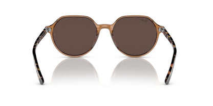 Ray-Ban Thalia Square Sunglasses Transparent Brown (0RB2195 663693)