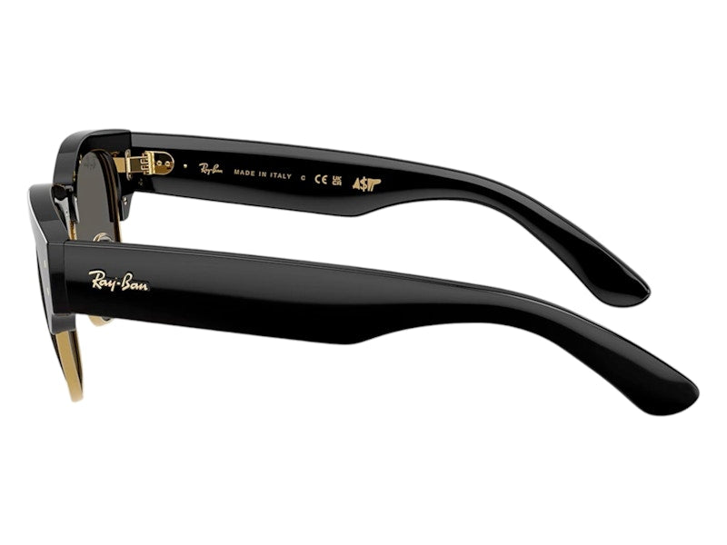 Ray-Ban x A$AP Rocky Mega Clubmaster Blacked Out Collection Sunglasses Black Dark Grey (RB0316S 6826J5 53-21)