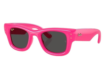Ray-Ban x A$AP Rocky Wayfarer Puffer Sunglasses Polished Fucsia Ultra Black (RB4940)