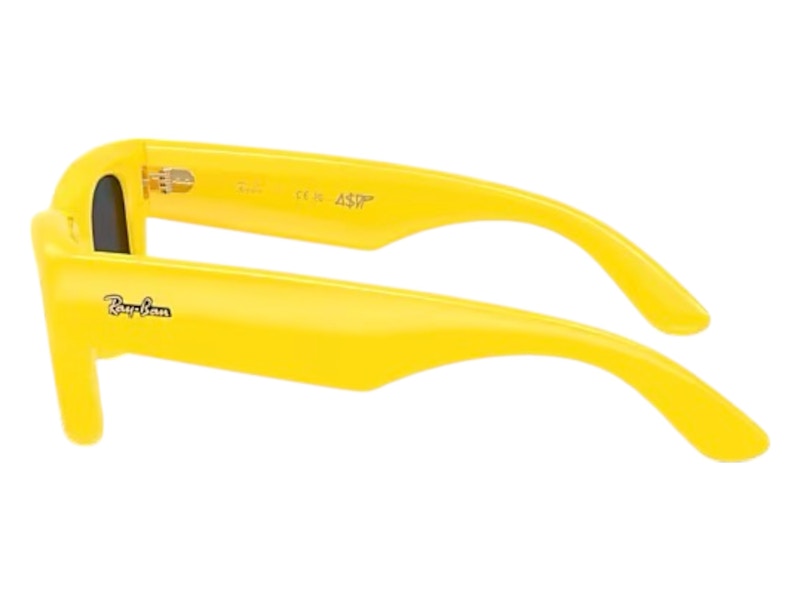 Ray-Ban x A$AP Rocky Wayfarer Puffer Sunglasses Polished Yellow Ultra Black (RB4940)