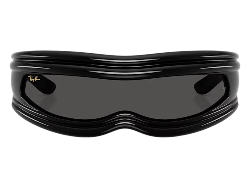Ray-Ban x A$AP Ultra Wrap 001 Next Generation Collection Sunglasses Polished Black Ultra Black (RB4943 601/87 0-135)