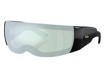 Ray-Ban x A$AP Ultra Wrap 002 Next Generation Collection Sunglasses Polished Black Ultra Black (RB4942 601/30 0-141)