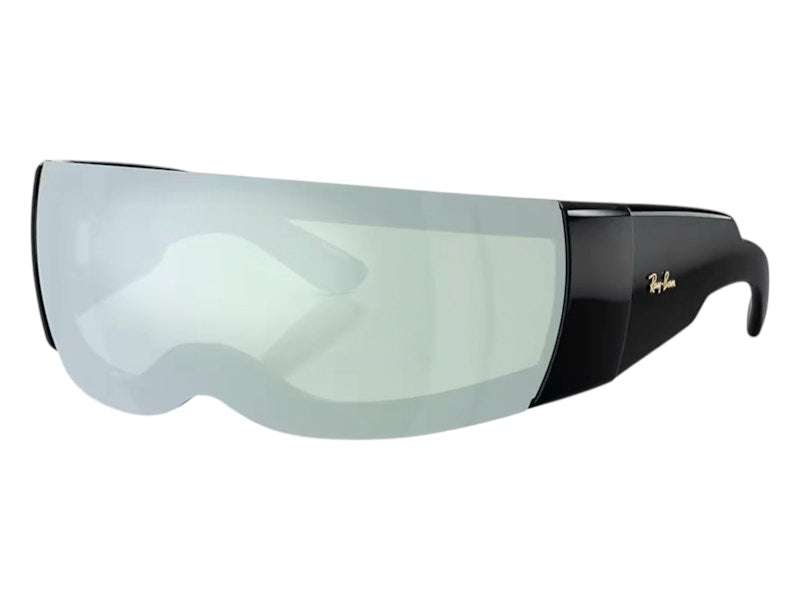 Ray-Ban x A$AP Ultra Wrap 002 Next Generation Collection Sunglasses Polished Black Ultra Black (RB4942 601/30 0-141)