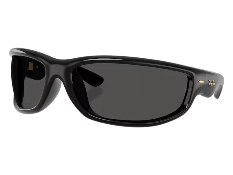Ray-Ban x A$AP Ultra Wrap 003 Next Generation Collection Sunglasses Polished Black Ultra Black (RB4941 601/87 86-20)