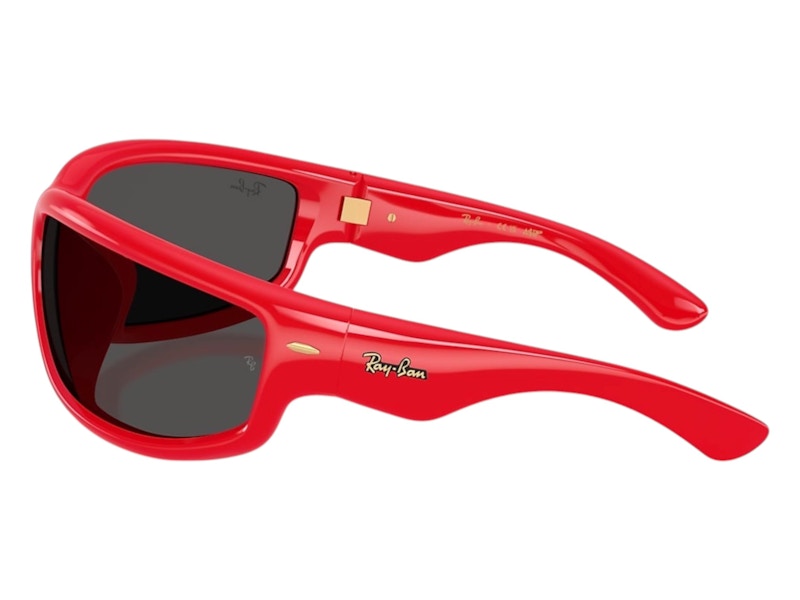 Ray-Ban x A$AP Ultra Wrap 003 Next Generation Collection Sunglasses Polished Red Ultra Black (RB4941 683187 86-20)