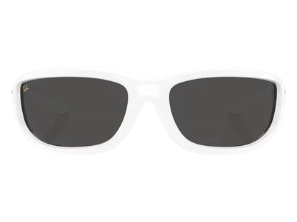 Ray-Ban x A$AP Ultra Wrap 003 Next Generation Collection Sunglasses Polished White Ultra Black (RB4941 671/87 86-20)