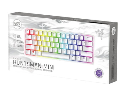 Razer Huntsman Mini Purple Switch Gaming Keyboard RZ03-03390300-R3M1 Mercury White