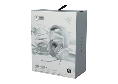 Razer Kraken X Lite Essential Gaming Headset RZ04-02890300-R3U1 Mercury White