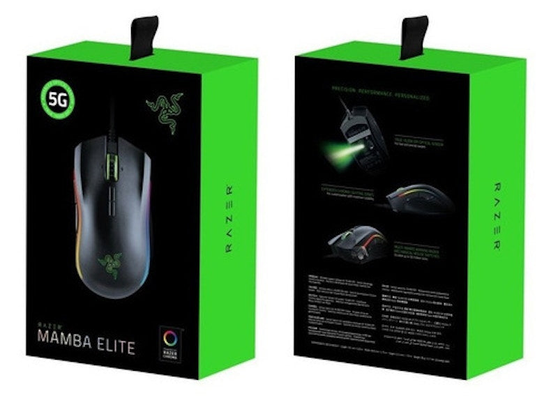 Razer Mamba Elite Wired Optical Gaming Mouse RZ01-02560100-R3U1 Black