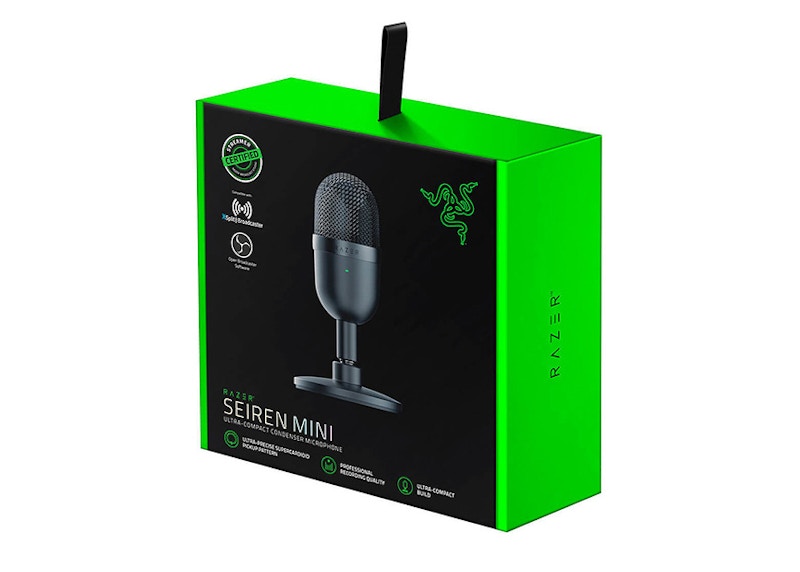 Razer Seiren Mini Wired Ultra-Compact Condenser Microphone RZ19-03450100-R3U1 Black