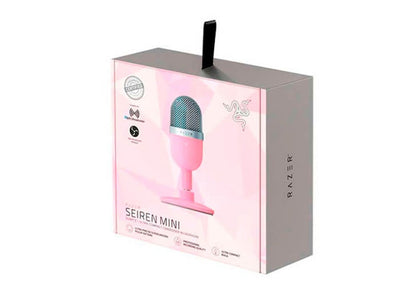 Razer Seiren Mini Wired Ultra-Compact Condenser Microphone RZ19-03450200-R3M1 Quartz Pink