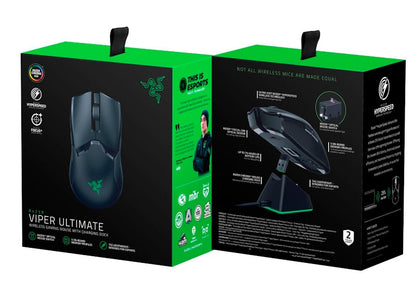 Razer Viper Ultimate Wireless Gaming Mouse with Charging Dock RZ01-03050100-R3U1 Black