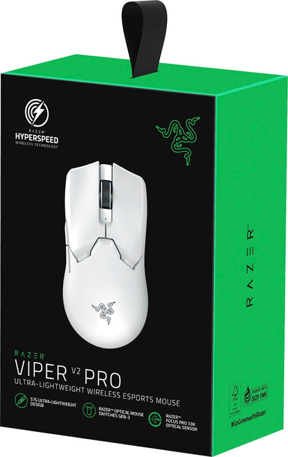 Razer Viper V2 Pro Wireless Optical Gaming Mouse RZ01-04390200-R3U1 White