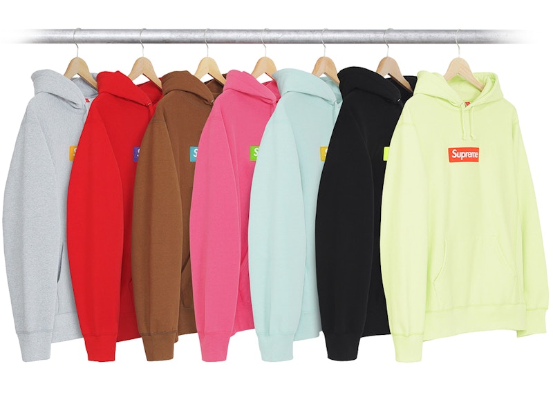 Supreme Re-StockX Supreme Box Logo Hoodie (FW17) Multicolor