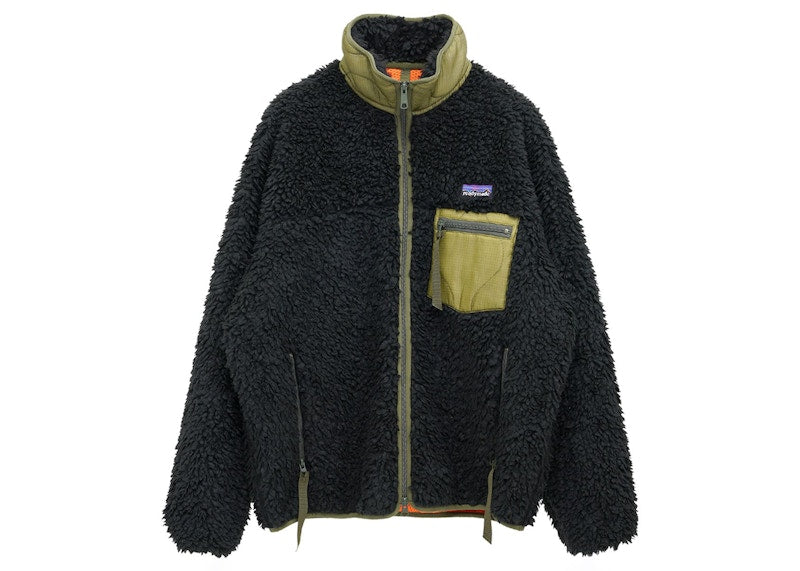 READYMADE Teddy Jacket Black Khaki