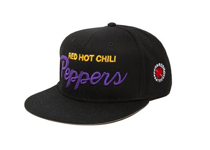 Red Hot Chili Peppers Peppers Snapback Hat Black