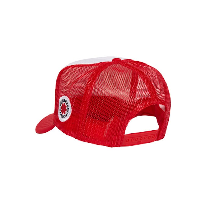 Red Hot Chili Peppers Tour Trucker Hat White/Red