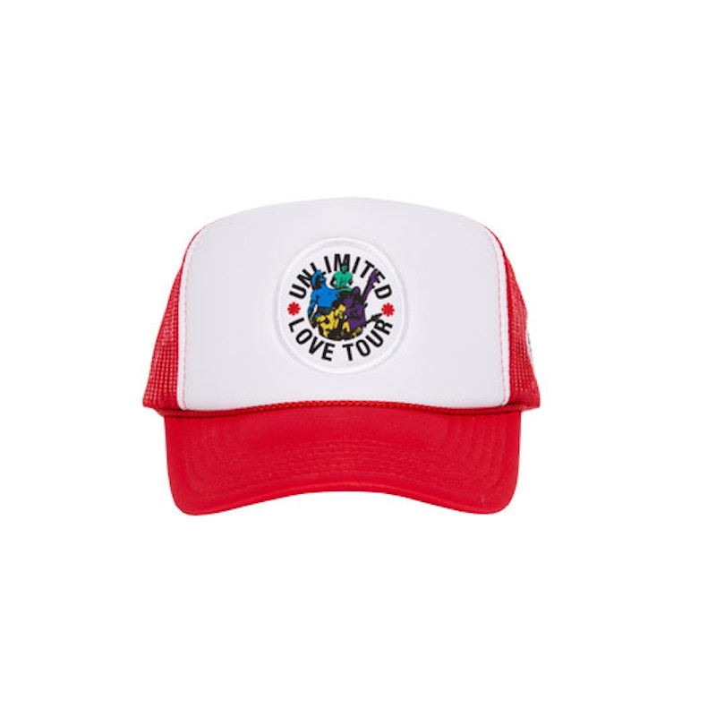 Red Hot Chili Peppers Tour Trucker Hat White/Red