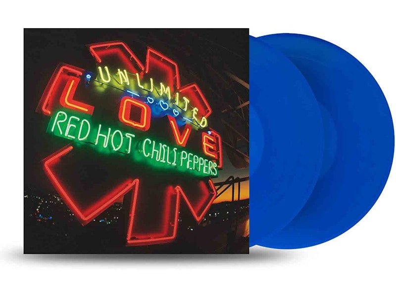 Red Hot Chili Peppers Unlimited Love Amazon UK Exclusive 2XLP Vinyl Blue