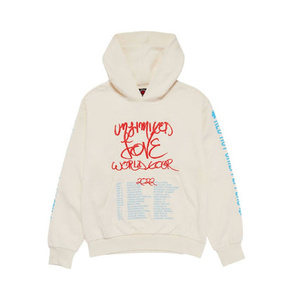 Red Hot Chili Peppers Unlimited Love USA Tour Hoodie Natural