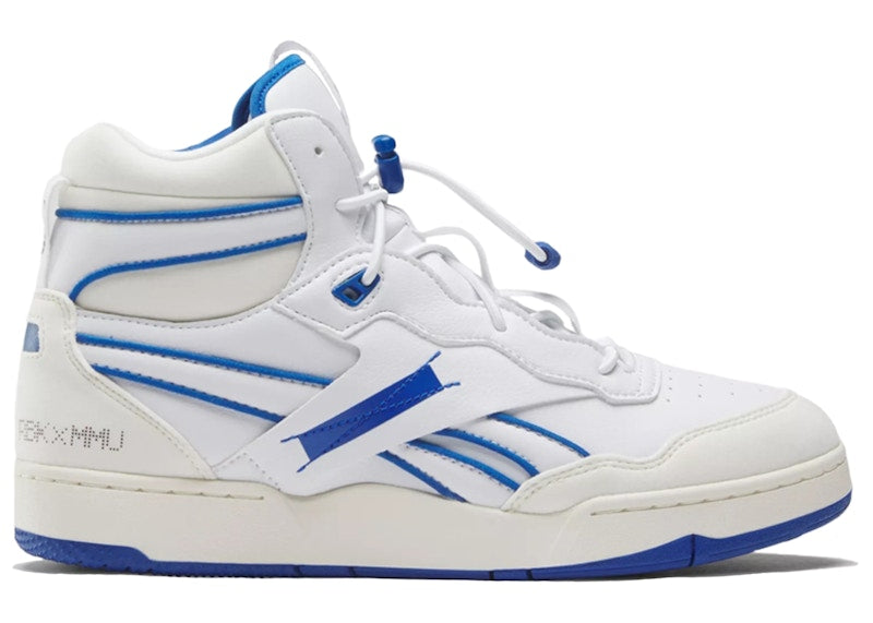 Reebok BB 4000 II Mid Vegan Milk Makeup White Vector Blue