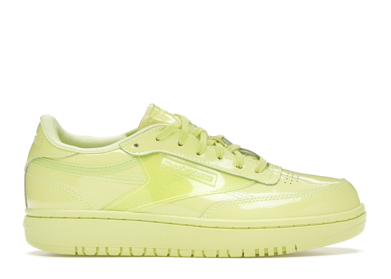 Reebok Cardi Coated Club C Double High Vis Green (Women's)
