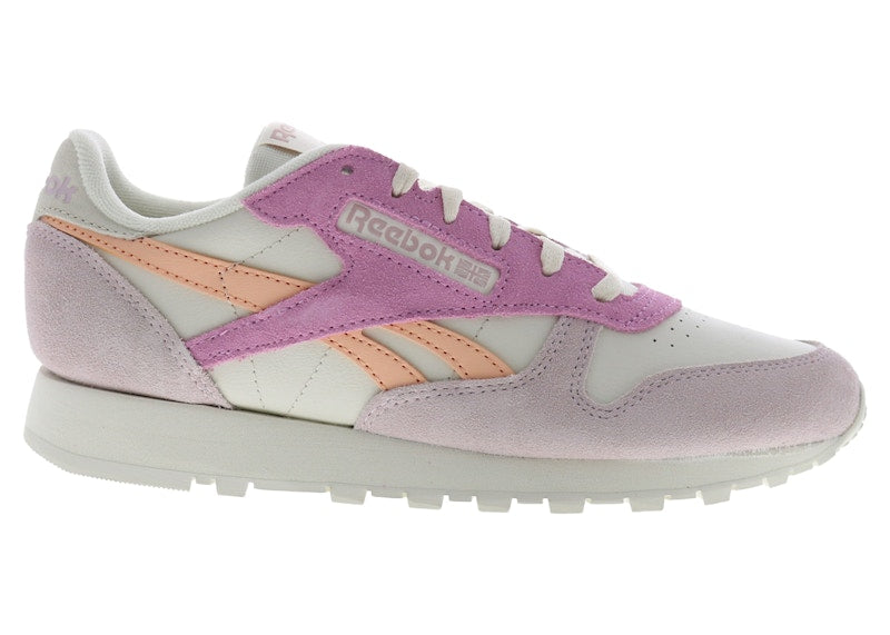 Reebok Classic Leather Bone Peach Glow Ashen Lilac (Women's)