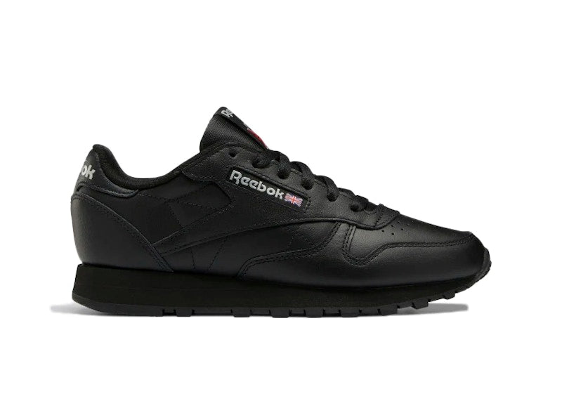 Reebok Classic Leather Core Black Pure Grey (Women's)