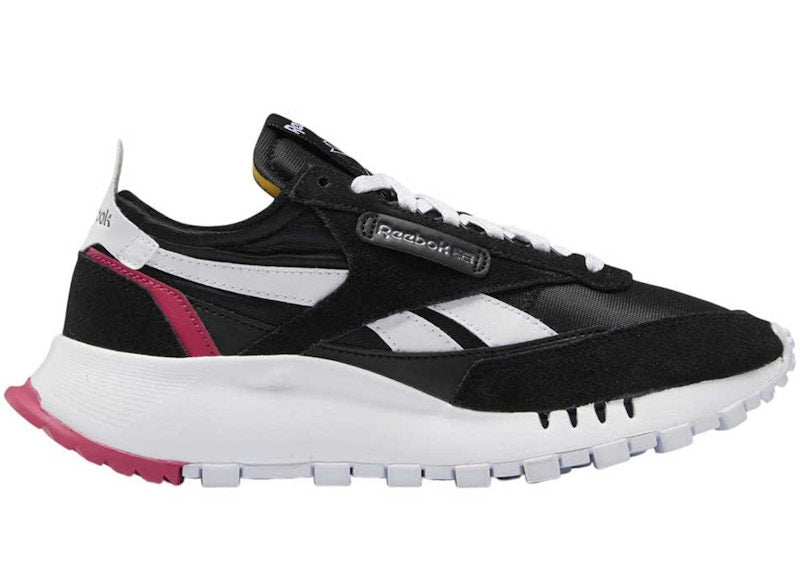 Reebok Classic Leather Legacy Black Pursuit Pink (Women's)