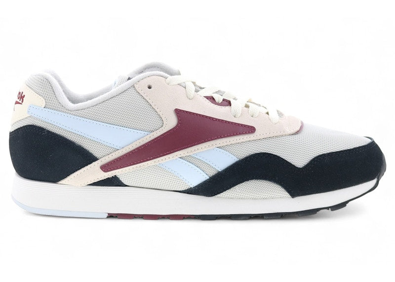 Reebok Classic Nylon Plus Black Steely Fog Classic Maroon