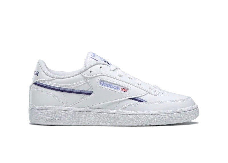 Reebok Club C 85 Vegan Cloud White Bold Purple (Women's)