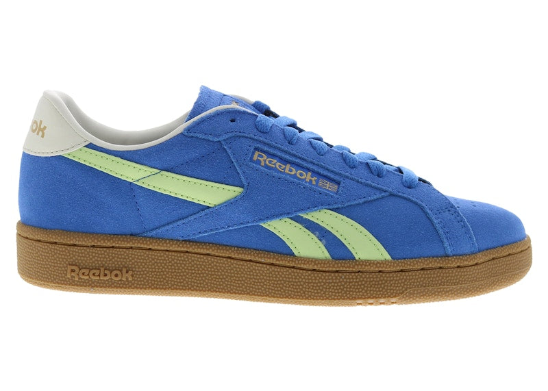 Reebok Club C Grounds UK Kinetic Blue Astro Lime
