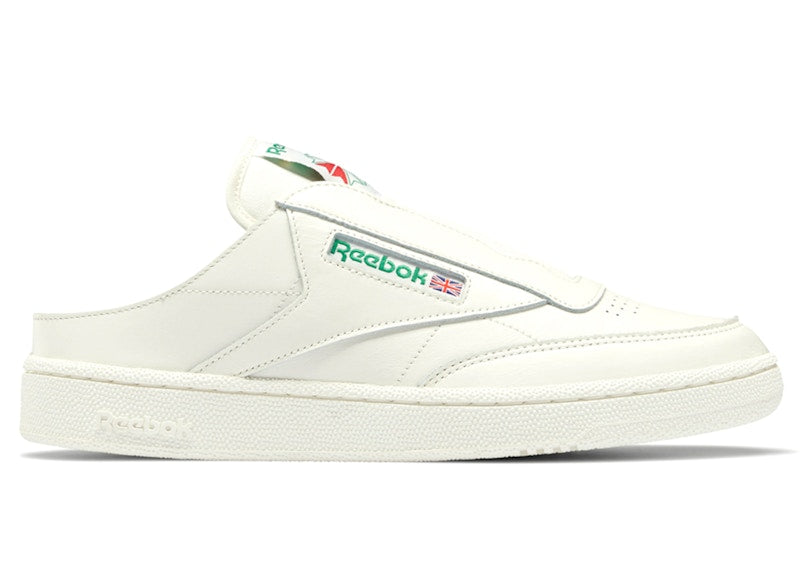 Reebok Club C Laceless Mule Chalk Glen Green
