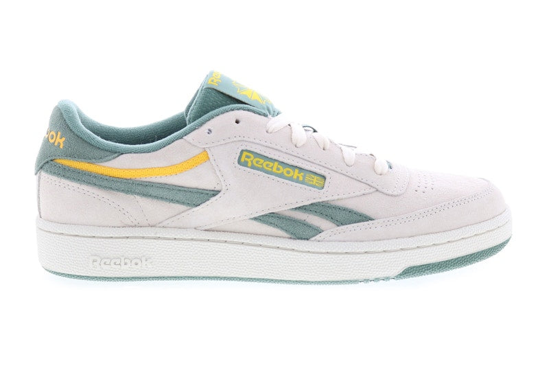 Reebok Club C Revenge Trek Green Classic Yellow Bone