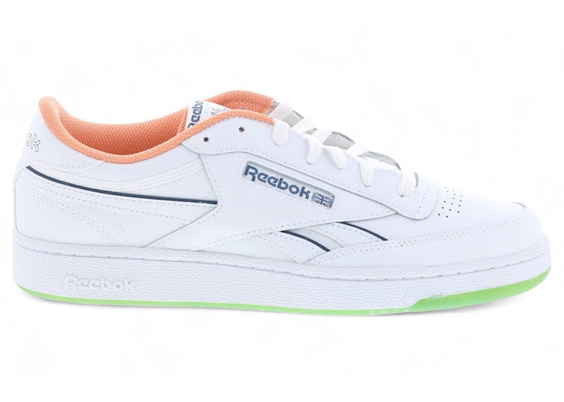 Reebok Club C Revenge White Aqua Orange Green