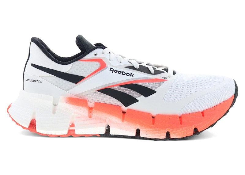 Reebok FloatZig 1 White Orange Flare