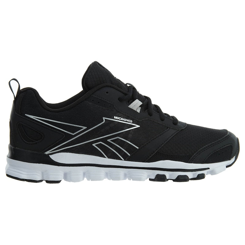 Reebok Hexaffect Run Black Mettallic Silver White