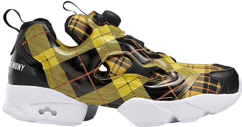 Reebok Instapump Fury Opening Ceremony Plaid Yellow