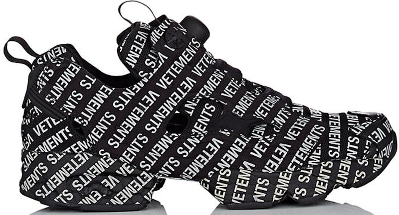 Reebok Instapump Fury Vetements All Over Black
