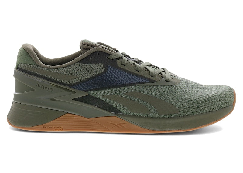 Reebok Nano X3 Hunter Green Gum